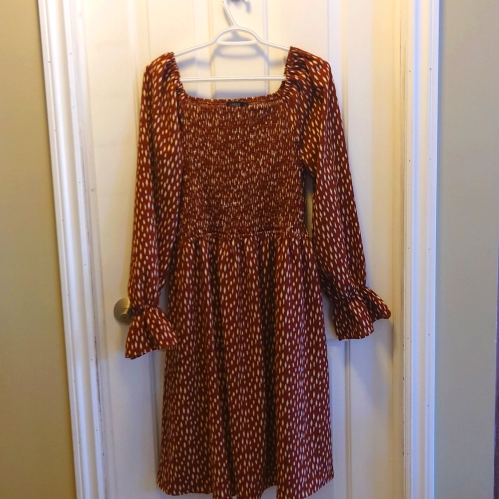 Mika Rose Smocked dress